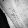 Inner Script Tattoo